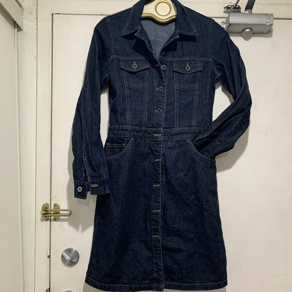 MAVI LONG SLEEVE DENIM DRESSES SIZE M - Picture 1 of 9